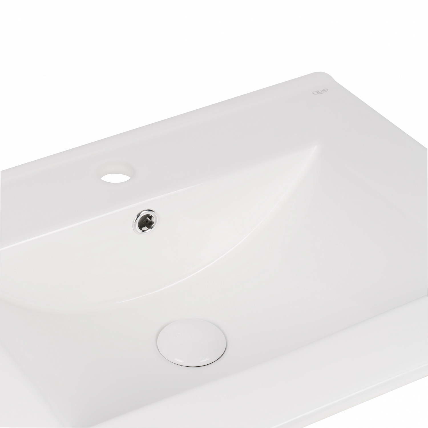 Комплект Qtap Taurus 600х580х437 Whitish oak тумба підвісна + раковина урізна QT2472TPT603WO