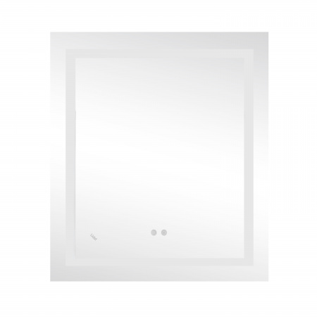 Дзеркало Lidz Kubis 700х800 з LED-підсвічуванням Touch, з антизапотіванням, з димером, рег. яскравості LD78LF9048070