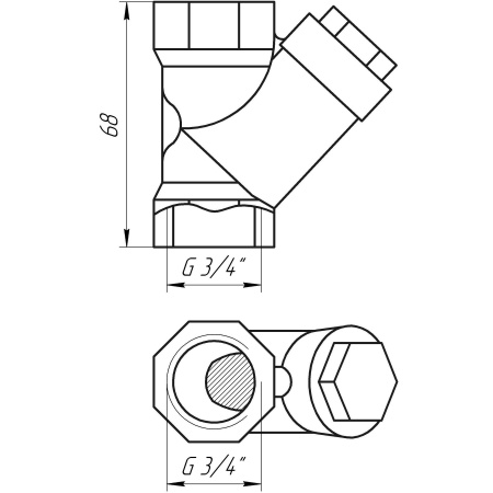 Фільтр грубого очищення ARCO 3/4″ 01831 в інтернет-магазині Yago