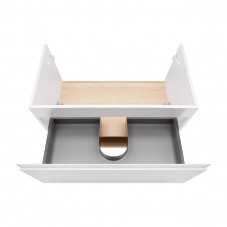 Тумба підвісна Qtap Robin 800х580х437 White/Whitish oak QT1374TPВ8001WWO