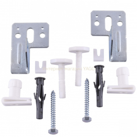 Універсальний комплект L-кронштейнів навісного кріплення панельного радіатора NS-1017 CRISTAL в інтернет-магазині Yago