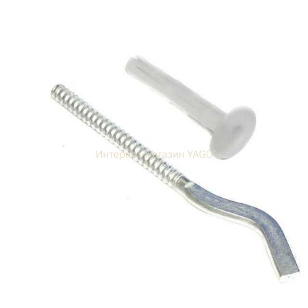 Кронштейн секційного радіатора CRISTAL NS-1011 штирьковий оцинкований з дюбелем ф9х170мм (кратно 2) в інтернет-магазині Yago