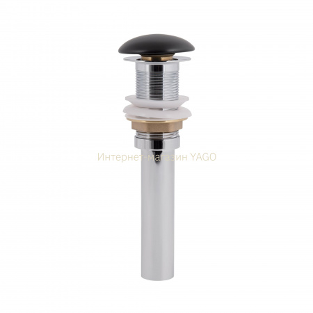 Донний клапан для раковини Qtap PU03 225х70х70 Matt black