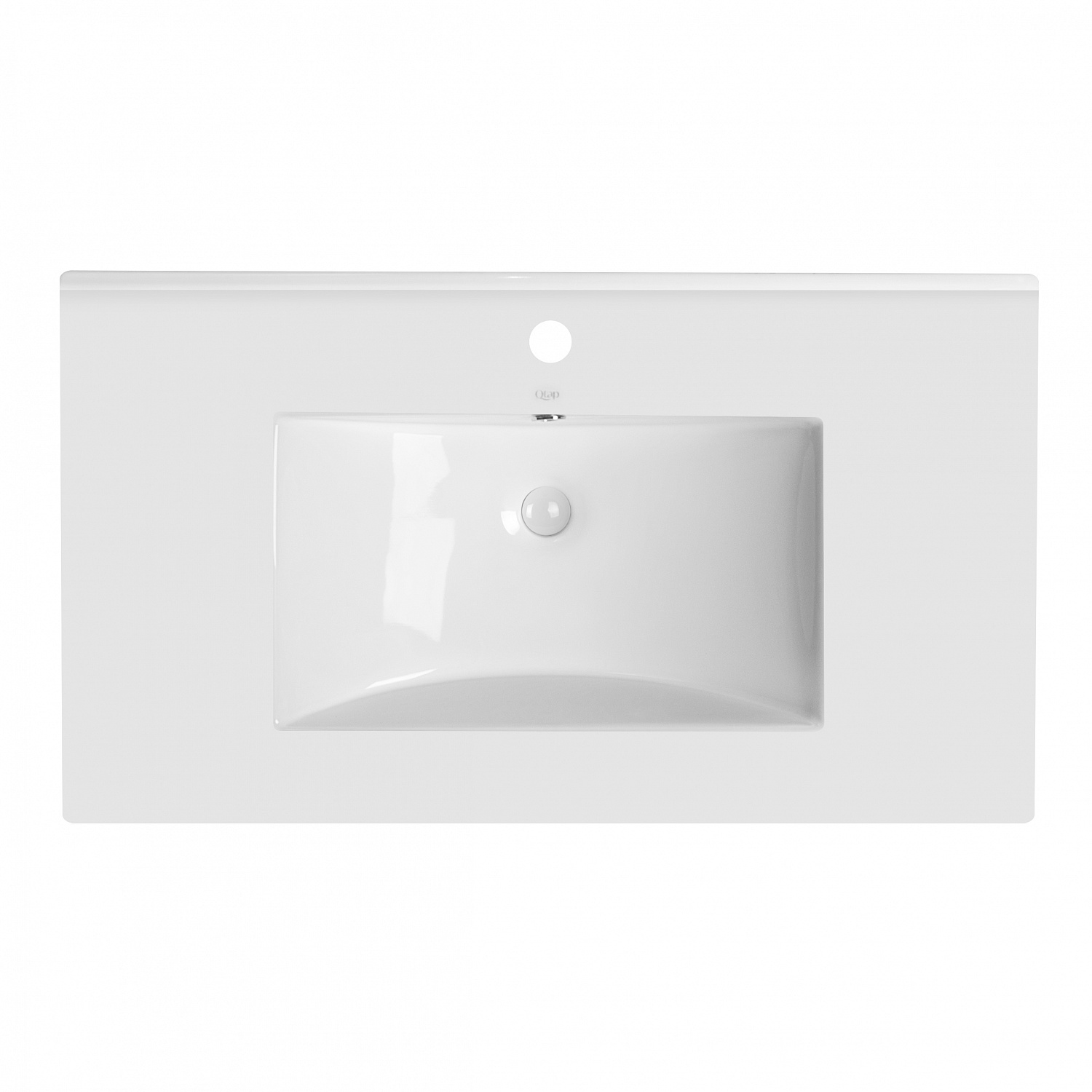 Комплект Qtap Tern 800х580х437 White тумба підвісна + раковина урізна QT1772TPL8013080CW