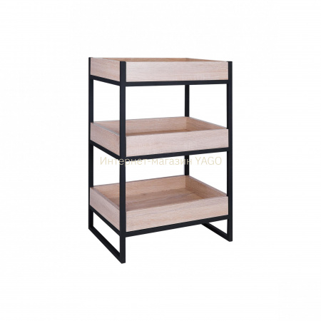 Стелаж підлоговий Qtap Taurus 500х800х350 Whitish oak QT24752SN800WO