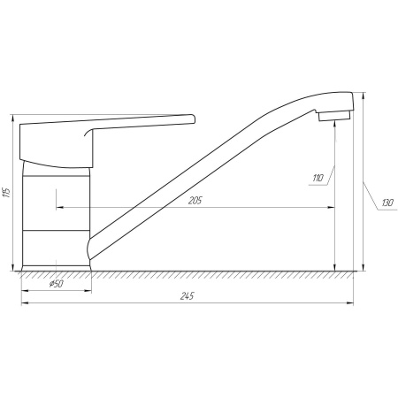 Змішувач для кухні DOMINO BLITZ DBC-203