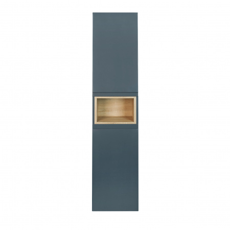 Пенал підвісний Qtap Robin N 350х1650х316 Graphite/Whitish oak QT1376PP16520RGWO