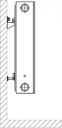 Радіатор сталевий панельний QUEEN THERM 22 бок 500х1200 в інтернет-магазині Yago