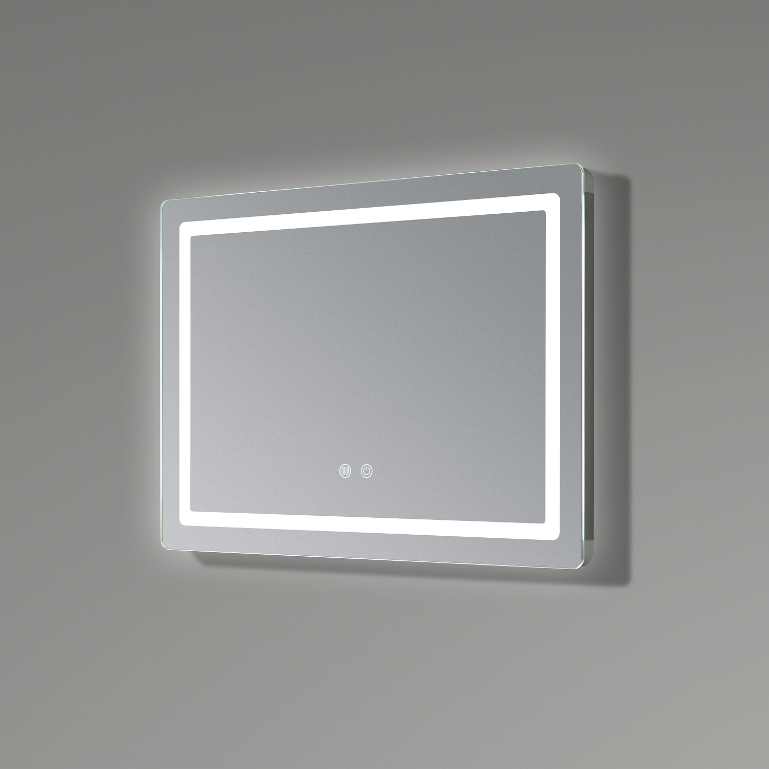 Дзеркало Qtap Mideya (DC-F614) 700х500 з LED-підсвічуванням Touch, з антизапотіванням, димером QT2078NCF07050W