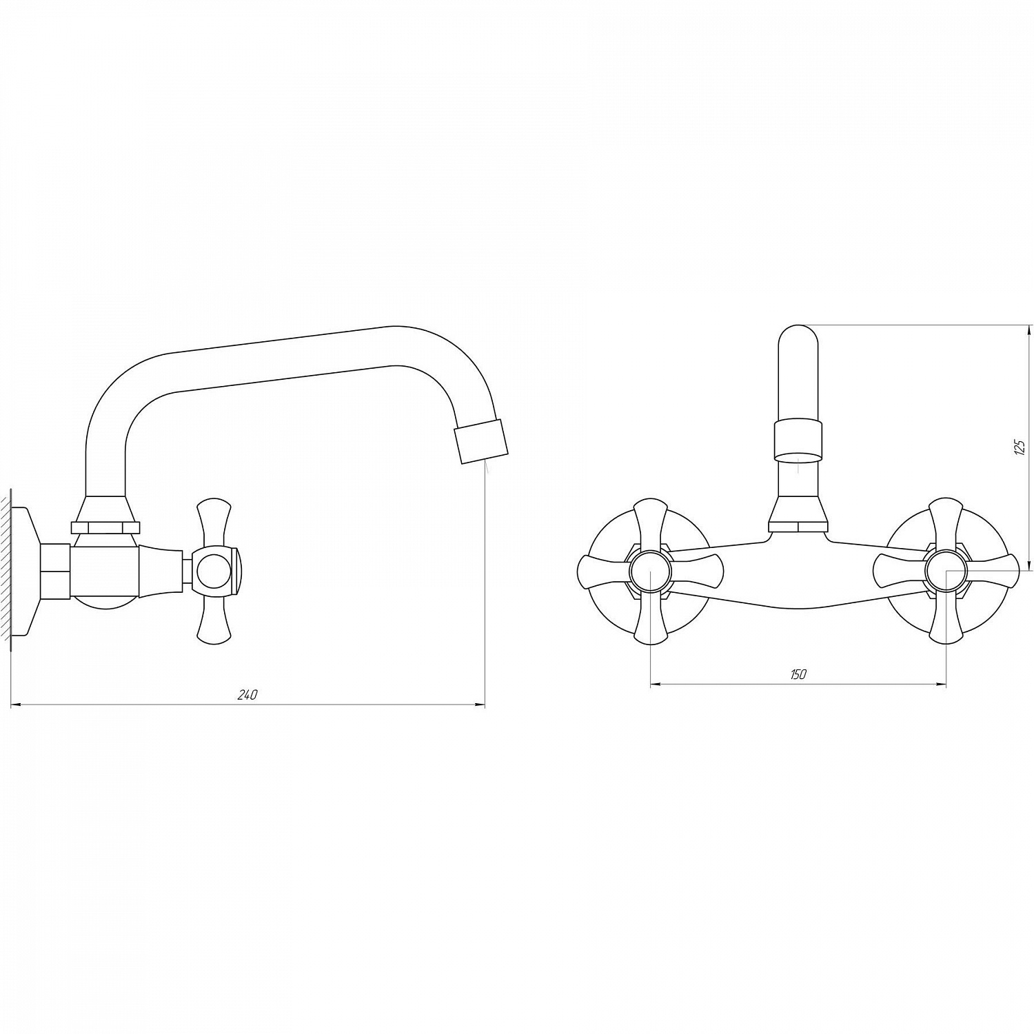 Змішувач для кухні DOMINO DMF-029-M7116-SHARM