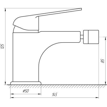 Змішувач для біде Globus Lux Koln GLK-0106