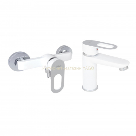 Набір змішувачів Latwa 001 + Latwa 010 White