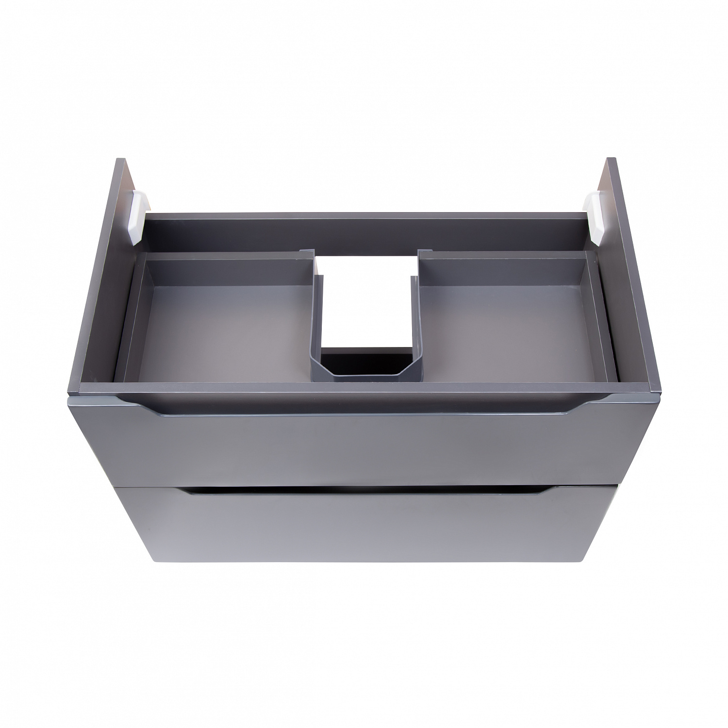 Комплект Qtap Scorpio 810х585х460 Graphite тумба підвісна +  раковина урізна QT1472TPВ8023080CG