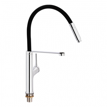 Змішувач для кухні Qtap Kuchyne 91105AC з рефлекторним виливом