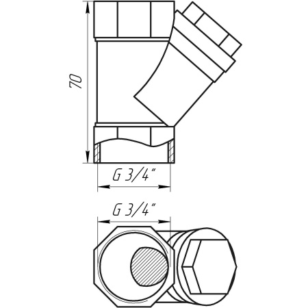 Фільтр грубого очищення SELBA  3/4″ SL1512 в інтернет-магазині Yago
