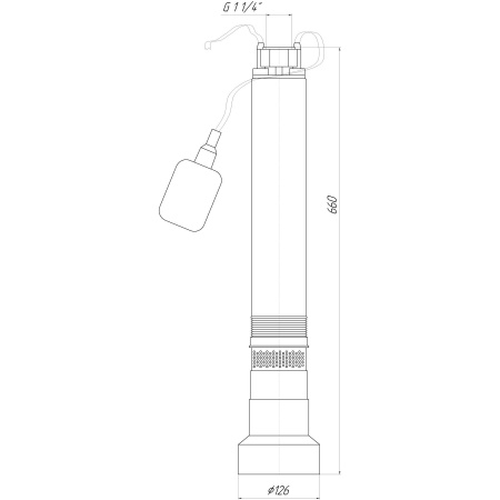 Насос колодязний OPTIMA OP 5,1 - 40/5  F 0,37 кВт,  P max=0,45 кВт( з поплавком ) в інтернет-магазині Yago
