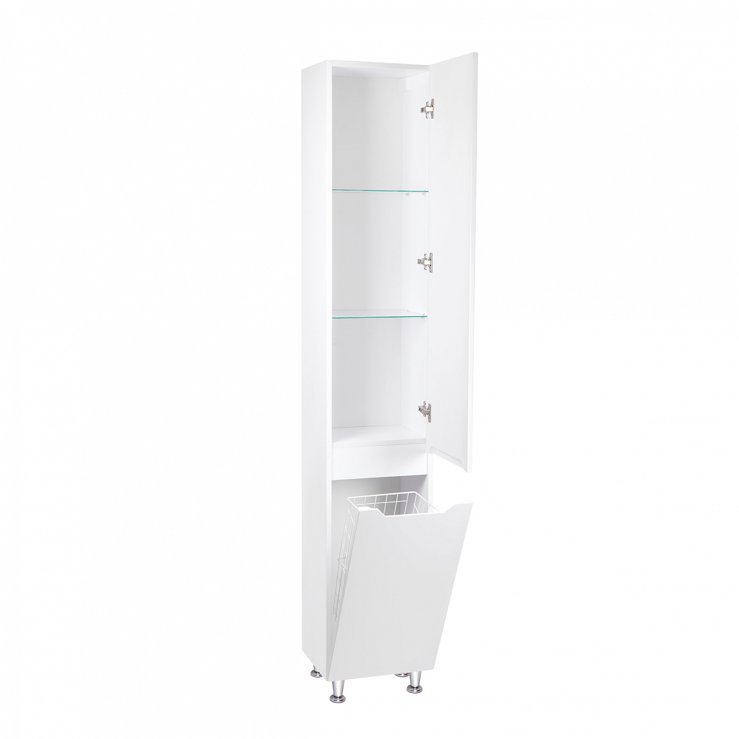 Пенал підлоговий Qtap Scorpio 350х1900х300 White QT1475PN1901KLW