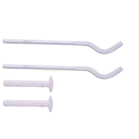 Комплект кронштейнів секційного радіатора штирьковий білий з дюбелем Ø8х230мм (пар.4од.) в інтернет-магазині Yago