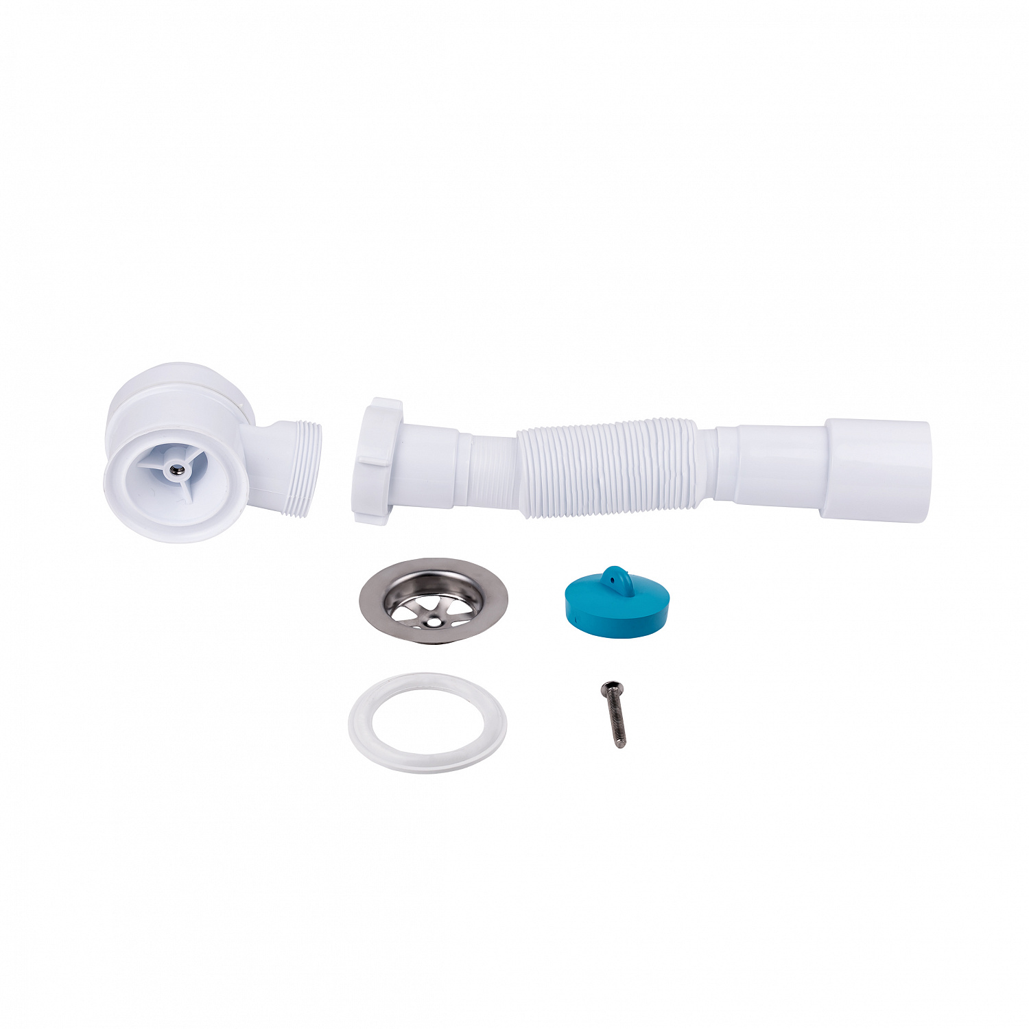 Сифон для душового піддона Lidz (WHI) 60 04 P002 01 (вихід 40/50 мм)