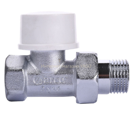 Кран радіаторний прямий ARCO 1/2″ під термоголовку  501285 TB285 M30 в інтернет-магазині Yago