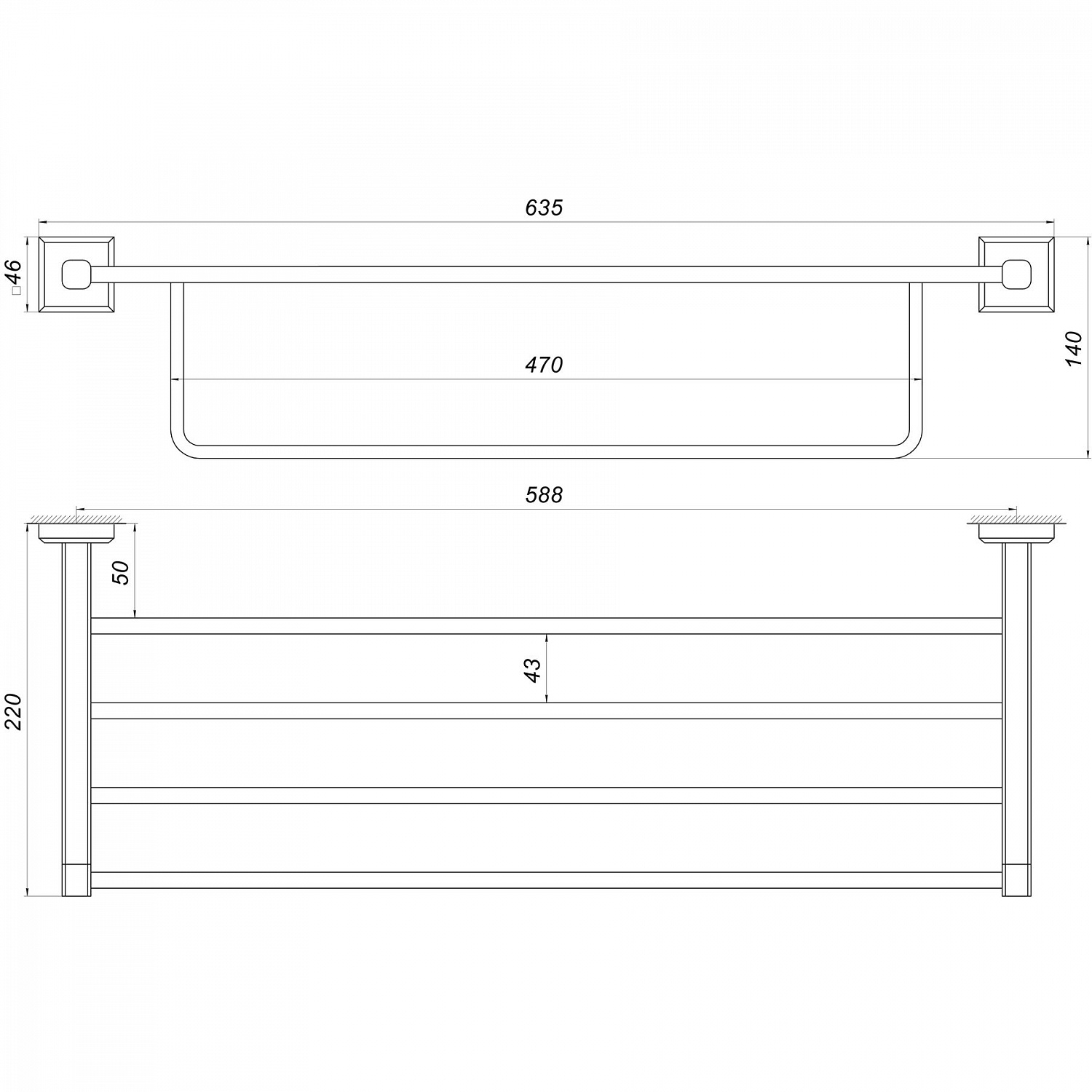 Полиця TOPAZ TKB 9981