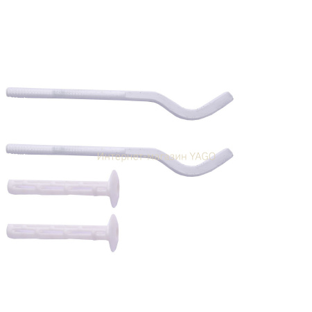 Комплект кронштейнів секційного радіатора штирьковий білий з дюбелем Ø8х170мм (пар.4од.) в інтернет-магазині Yago