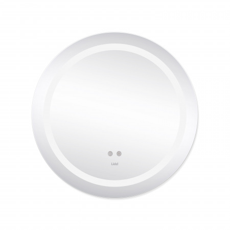 Дзеркало Lidz Aria R600 з LED-підсвічуванням Touch, з антизапотіванням, з димером, рег. яскравості LD78LR600