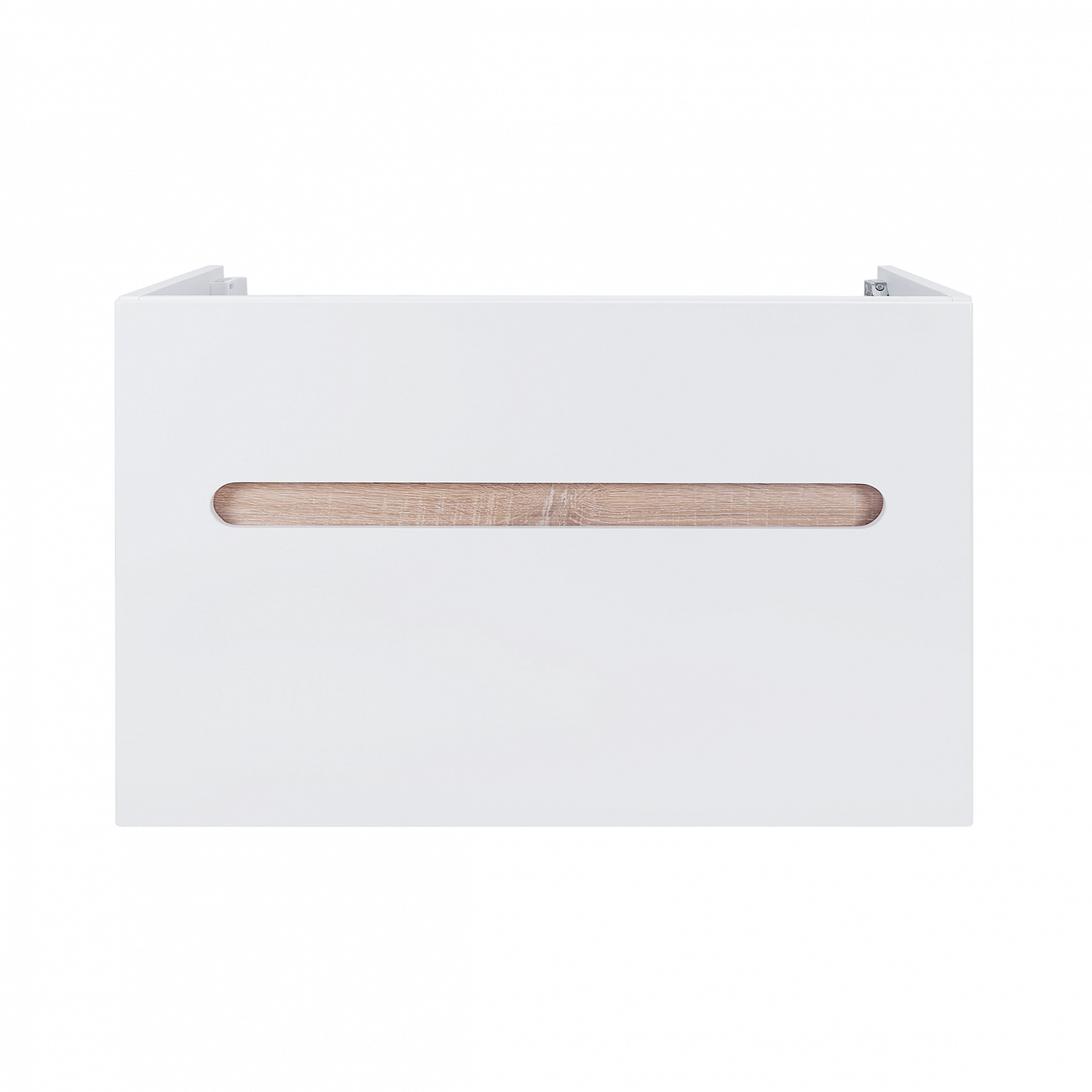 Тумба підвісна Qtap Virgo 800х580х437 White/Whitish oak QT1874TPА801W