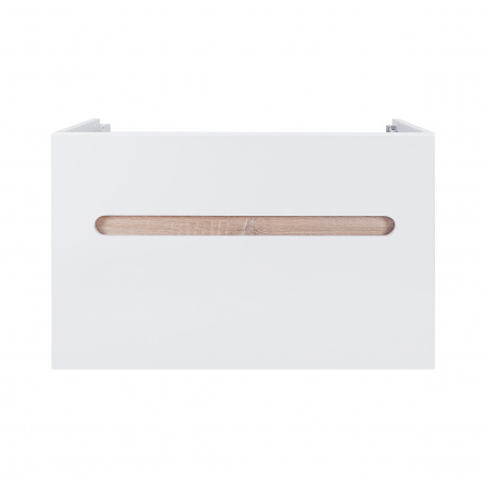 Тумба підвісна Qtap Virgo 800х580х437 White/Whitish oak QT1874TPА801W