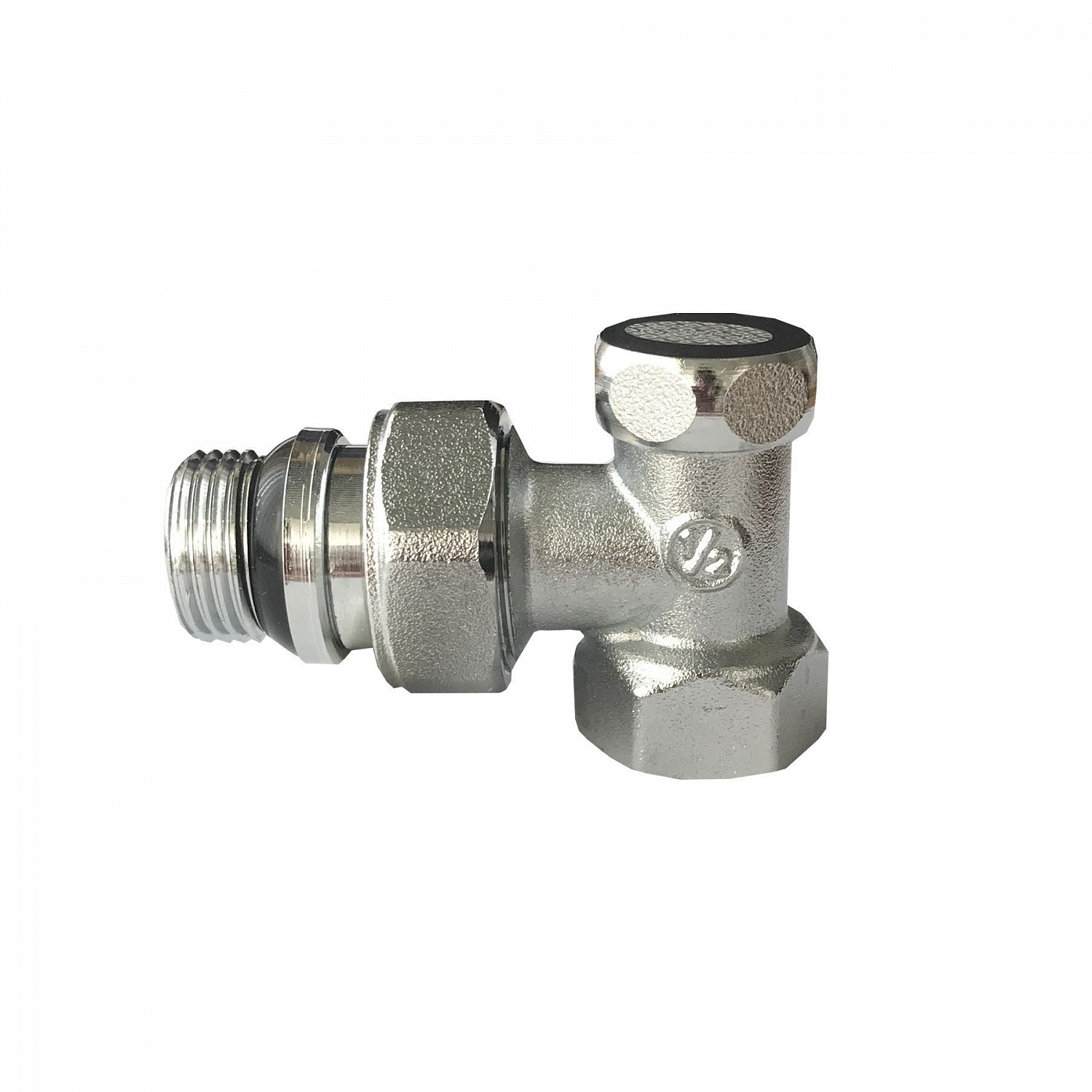 Кран радіаторний кутовий SOLOMON 1/2″ з гумовим ущільнювачем 160405 під ключ в інтернет-магазині Yago