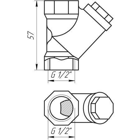 Фільтр грубого очищення  ITAP 1/2″ 192 в інтернет-магазині Yago