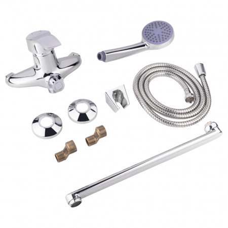 Змішувач для ванни Lidz Anny 005 з поворотним виливом (з душовим гарнітуром) (k40) LDANN005CRM35120 Chrome