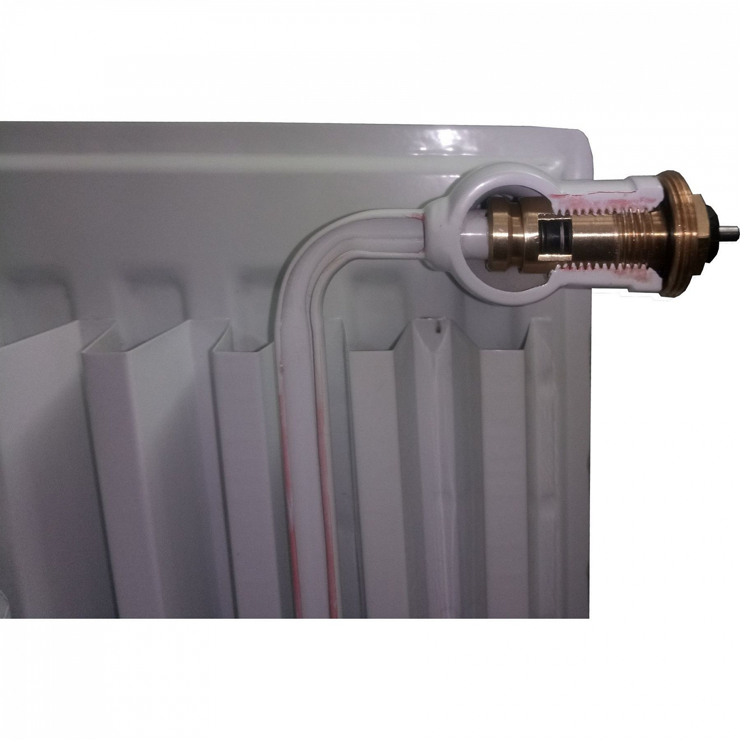 Клапан OUTER під термоголовку М30x1,5 панельного радіатора KALDE 1/2″ЗР ECO5029 (на трубу) в інтернет-магазині Yago