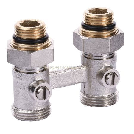 Вузол нижнього підключення панельного радіатора ECO Technology ECO5103 прямий кульовий 3/4″ в інтернет-магазині Yago