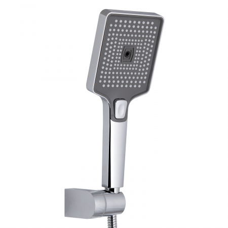 Змішувач для ванни Qtap Aries (з душовим гарнітуром) QTARI259CRM45559 Chrome