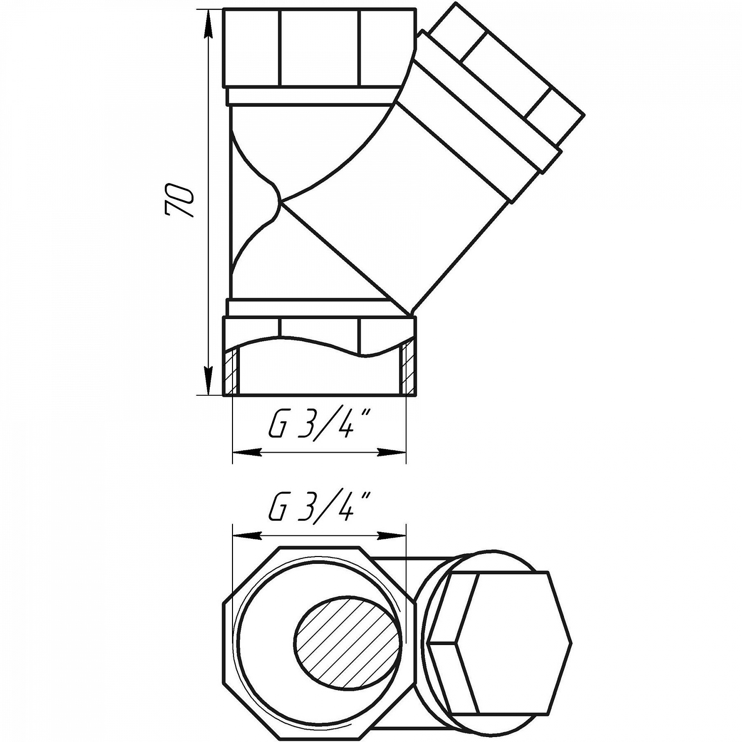 Фільтр грубого очищення SOLOMON 3/4″ 8011 в інтернет-магазині Yago