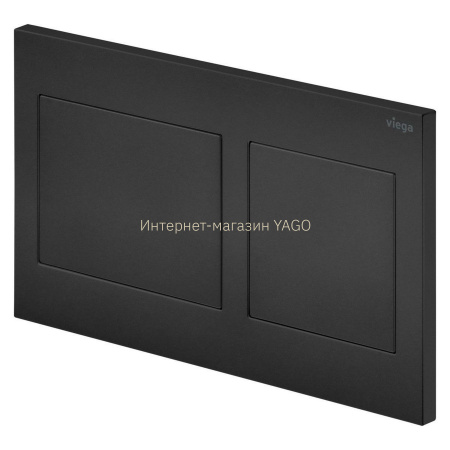 Панель смыва Viega Prevista Style 21, пластик чёрный матовый (801724)