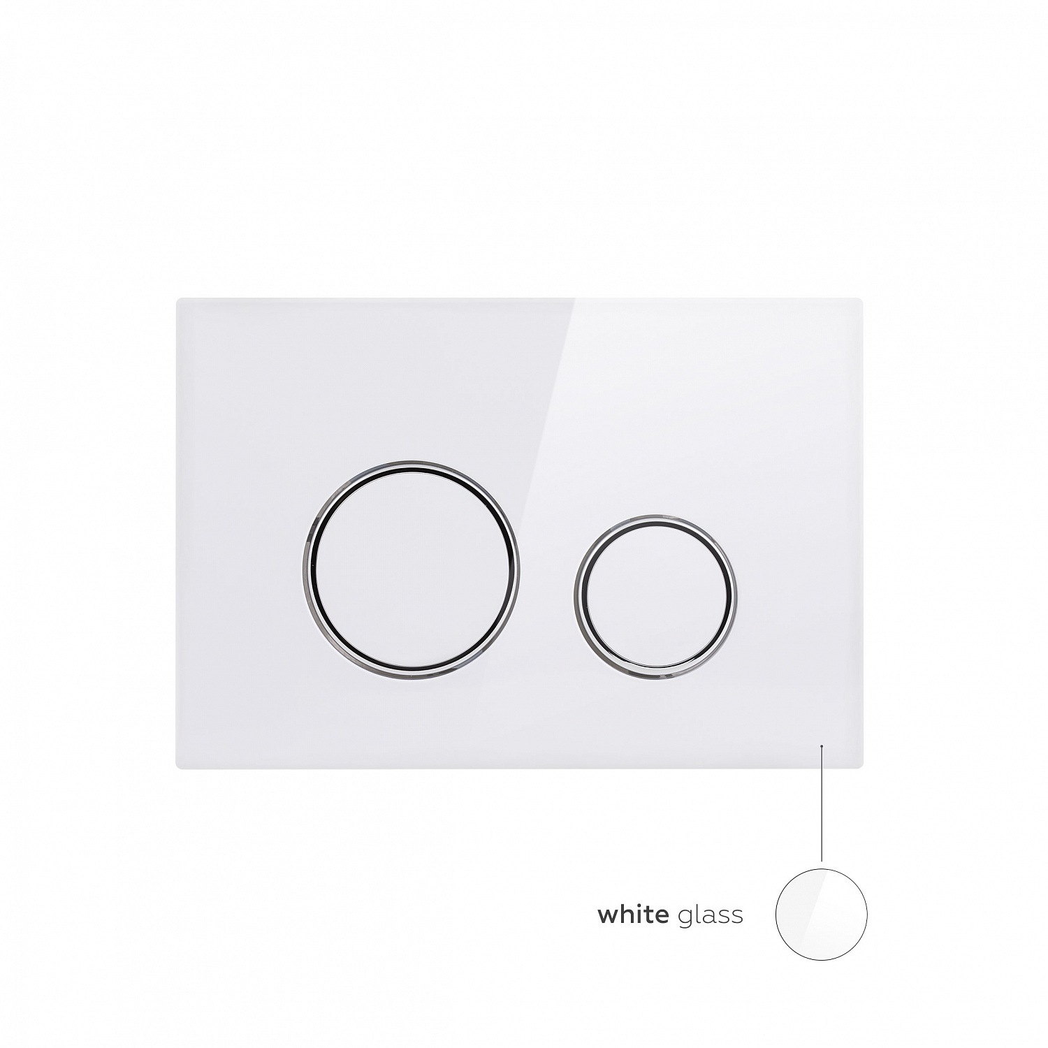 Панель змиву для унітаза Qtap Nest QT0111M11V1114W