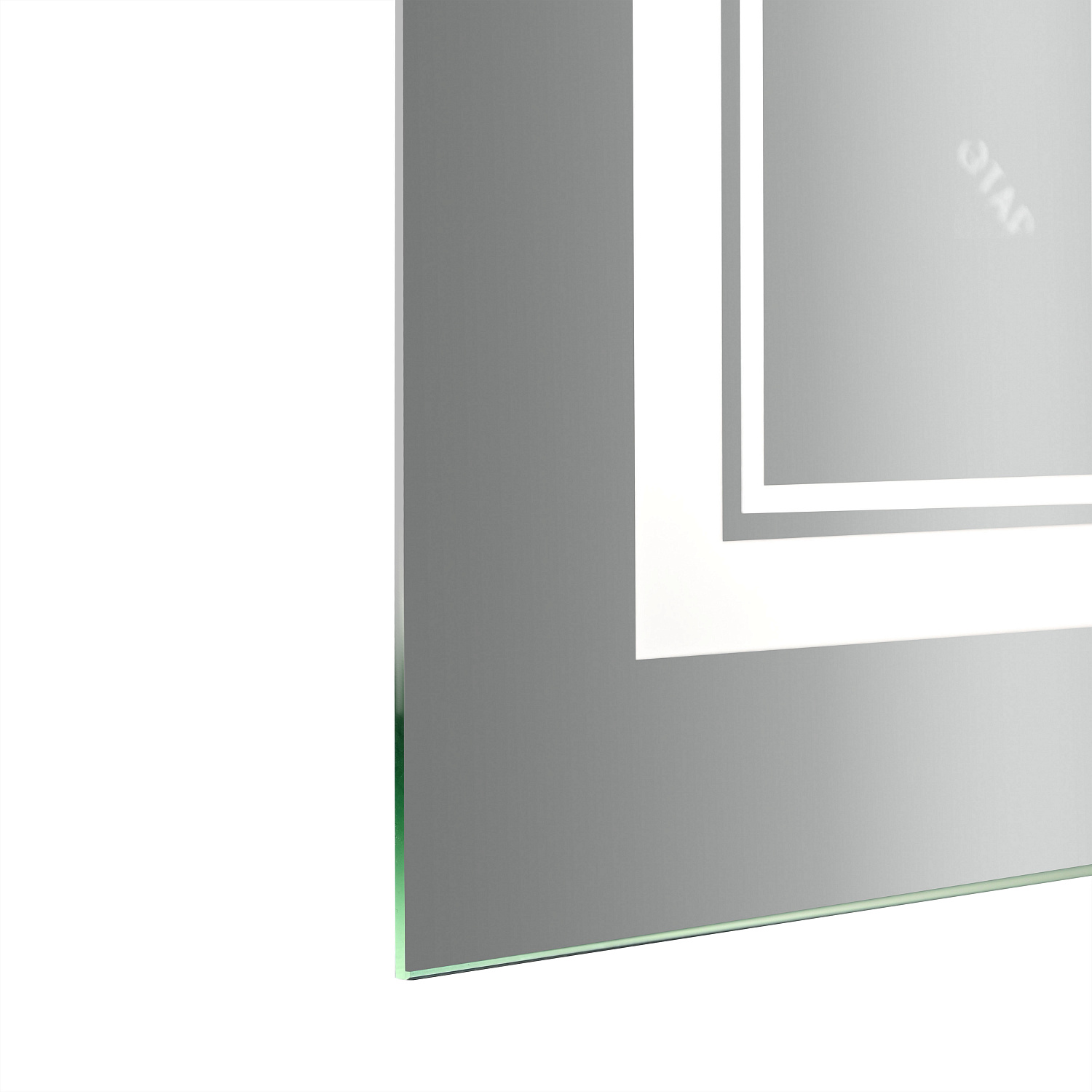 Дзеркало Qtap Cardinal (CA1) 700х500 з LED-підсвічуванням Touch, з антизапотіванням, з димером, рег. темп. кольору (3000-6500K) QT0478C5070