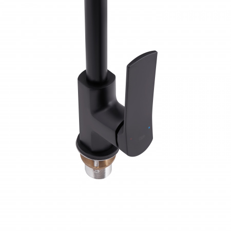 Змішувач для кухні Qtap Slavonice QTSLA9042103UB Black Matt