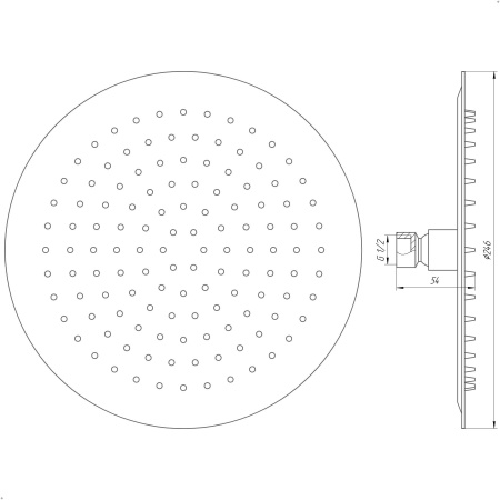 Душова лійка Globus Lux ST-0250-R