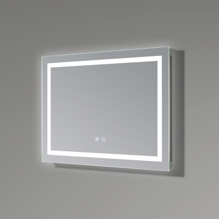 Дзеркало Qtap Mideya (DC-F613) 700х500 з LED-підсвічуванням Touch, з антизапотіванням, димером QT2078NCF7050W