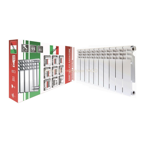 Радіатор біметалевий секційний GALLARDO BISHORT 350/80 (кратно 10) в інтернет-магазині Yago