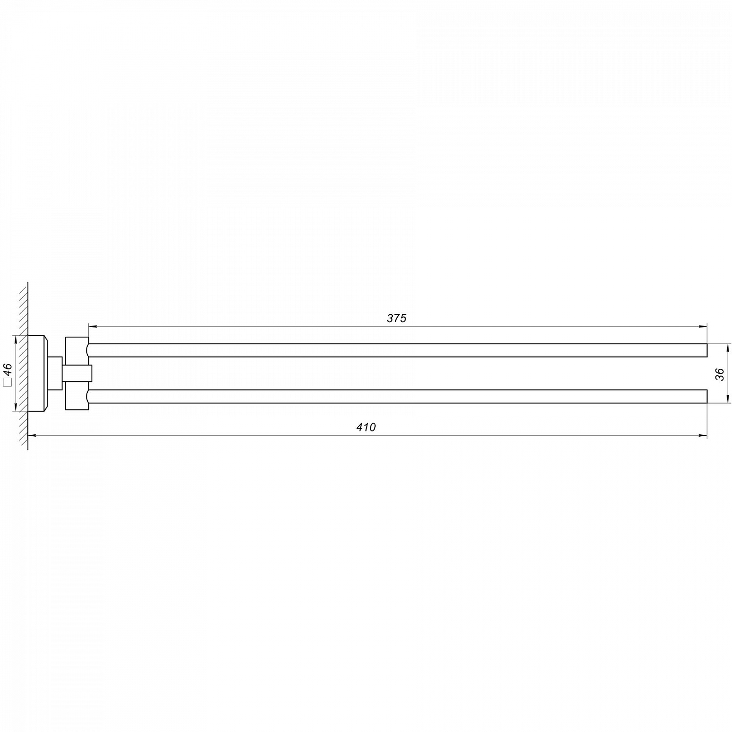 Тримач для рушників TOPAZ TКВ 9931