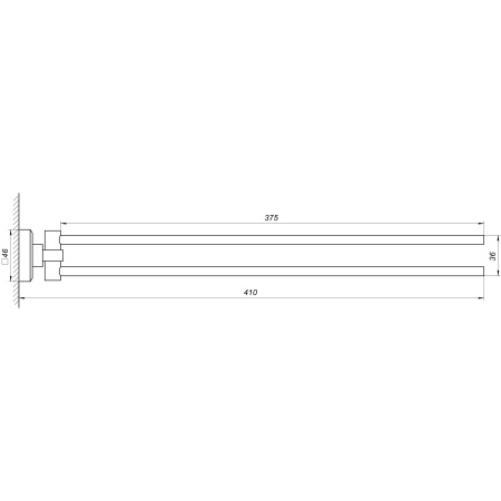Тримач для рушників TOPAZ TКВ 9931