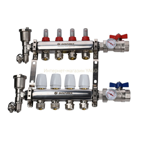 Колекторна система ISOLTUBEX INOX AISI-304  CO4 (1″ х  4)