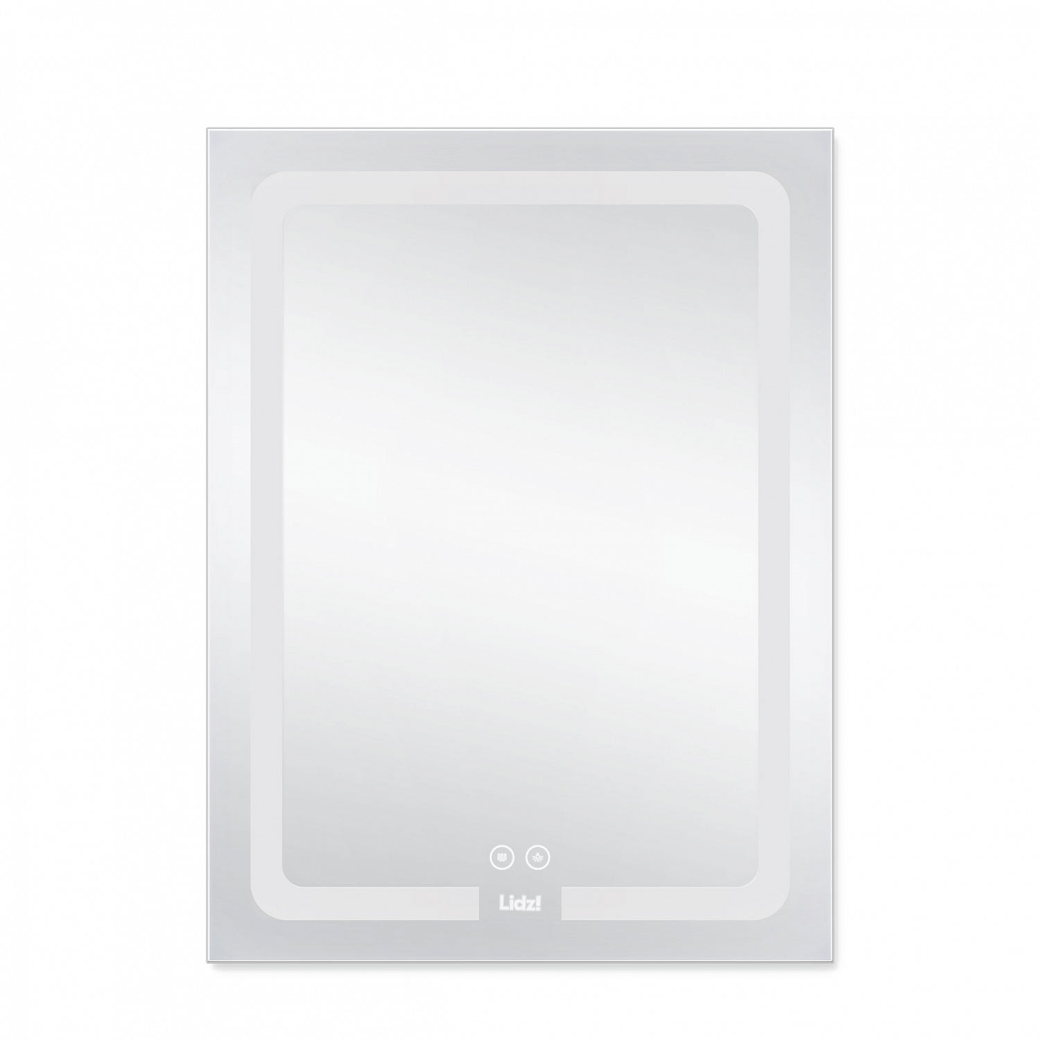 Дзеркало Lidz Kubis 600х800 з LED-підсвічуванням Touch, з антизапотіванням, з димером, рег. яскравості LD78LF9376080