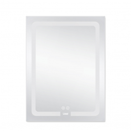 Дзеркало Lidz Kubis 600х800 з LED-підсвічуванням Touch, з антизапотіванням, з димером, рег. яскравості LD78LF9376080